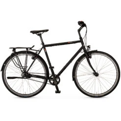 Vsf Fahrradmanufaktur T-300 Alfine - Vélo De Ville Homme Avec Entraînement Par Courroie - 2023 - Ebony Matt