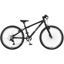 KUbikes 24L MTB 8-Speed Kids Bike - Black