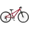 KUbikes 24S MTB 8-Speed Kids Bike - Red
