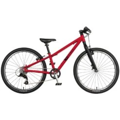 KUbikes 24S MTB 8-Speed Kids Bike - Red