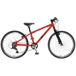 KUbikes 24L MTB 8-Speed Kids Bike - Red