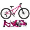 KUbikes 24S MTB Disc 8-Speed Kids Bike - Pink Glaze -Velo Lemonde Boutique 279790 00 d 562753