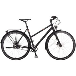 Vsf Fahrradmanufaktur T-900 Disc Rohloff - VTC Femme Avec Entraînement Par Courroie - 2023 - Ebony Matt