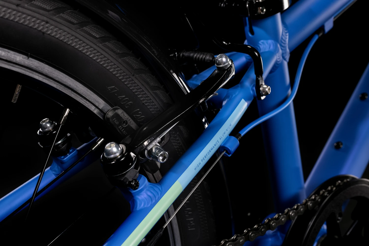 CUBE Vélo Enfant 20" - ACID 200 Street - 2023 - Blue / Lindgreen 7 CUBE Vélo Enfant 20" - ACID 200 Street - 2023 - Blue / Lindgreen – Image 5