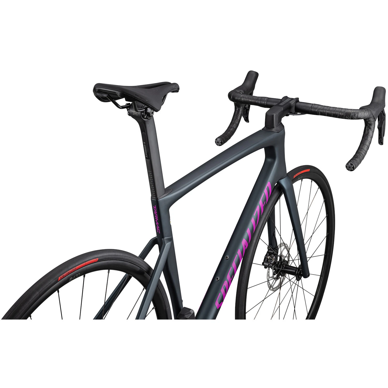 Specialized Vélo Route Carbone - TARMAC SL7 COMP - 2023 - Satin Metallic Deep Lake / Purple Orchid 6 Specialized Vélo Route Carbone - TARMAC SL7 COMP - 2023 - Satin Metallic Deep Lake / Purple Orchid – Image 4