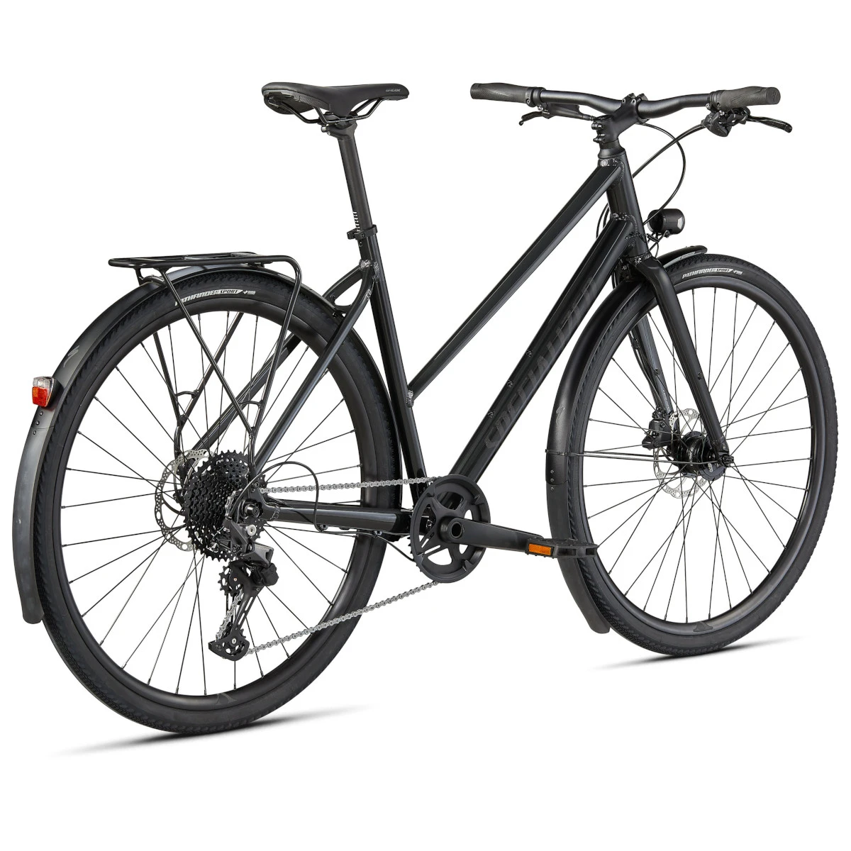 Specialized Sirrus X 3.0 EQ - Step Through Trekkingbike - 2023 - Gloss Nearly Black / Black Reflective 5 Specialized Sirrus X 3.0 EQ - Step Through Trekkingbike - 2023 - Gloss Nearly Black / Black Reflective – Image 4