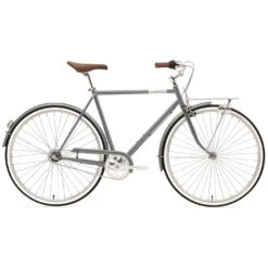 Creme Cycles CAFERACER Man Uno - Vélo De Ville Pour Homme - 2023 - Blue Clay