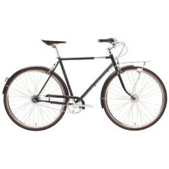 Creme Cycles CAFERACER Man Doppio - Vélo De Ville Pour Homme - 2023 - Onyx