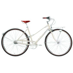 Creme Cycles CAFERACER Lady Doppio - Vélo De Ville Pour Femme - 2023 - Silver Champagne