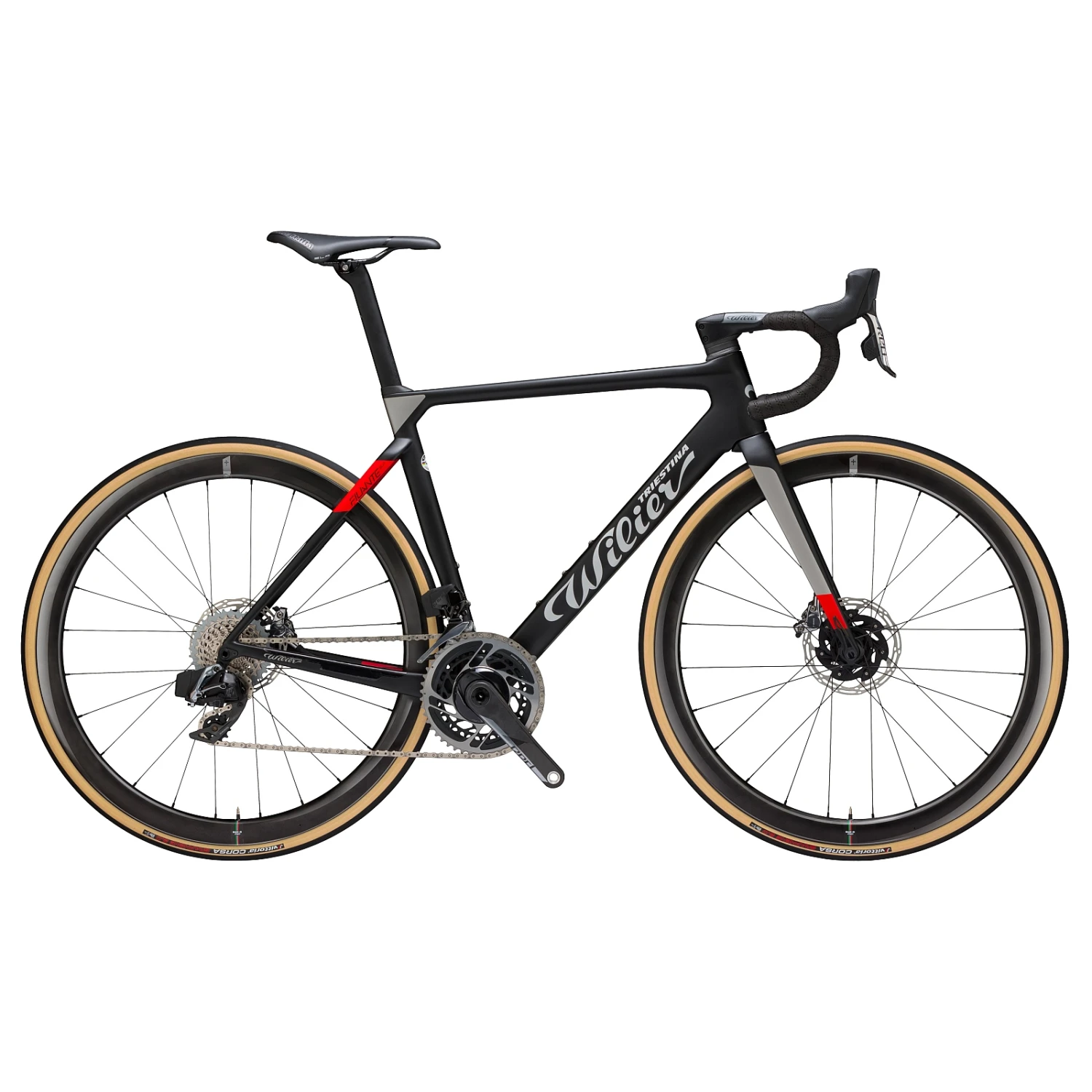 Wilier FILANTE SLR - Ultegra Di2 - SLR42 - Vélo Route En Carbone - 2023 - Black Red Matt 3 Wilier FILANTE SLR - Ultegra Di2 - SLR42 - Vélo Route En Carbone - 2023 - Black Red Matt