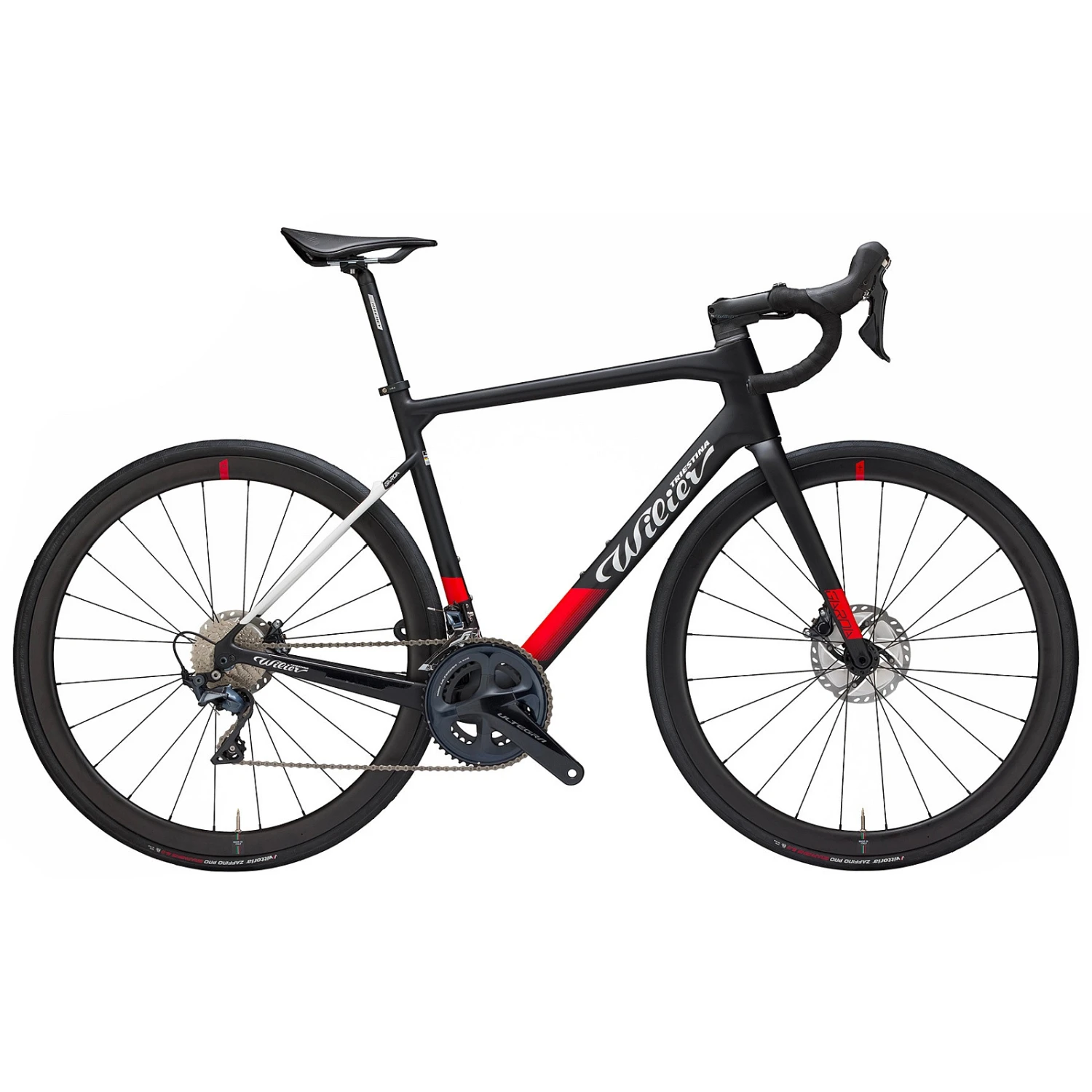 Wilier GARDA Disc - Ultegra - NDR38 - Vélo Route En Carbone - 2023 - Black Red Matt 3 Wilier GARDA Disc - Ultegra - NDR38 - Vélo Route En Carbone - 2023 - Black Red Matt