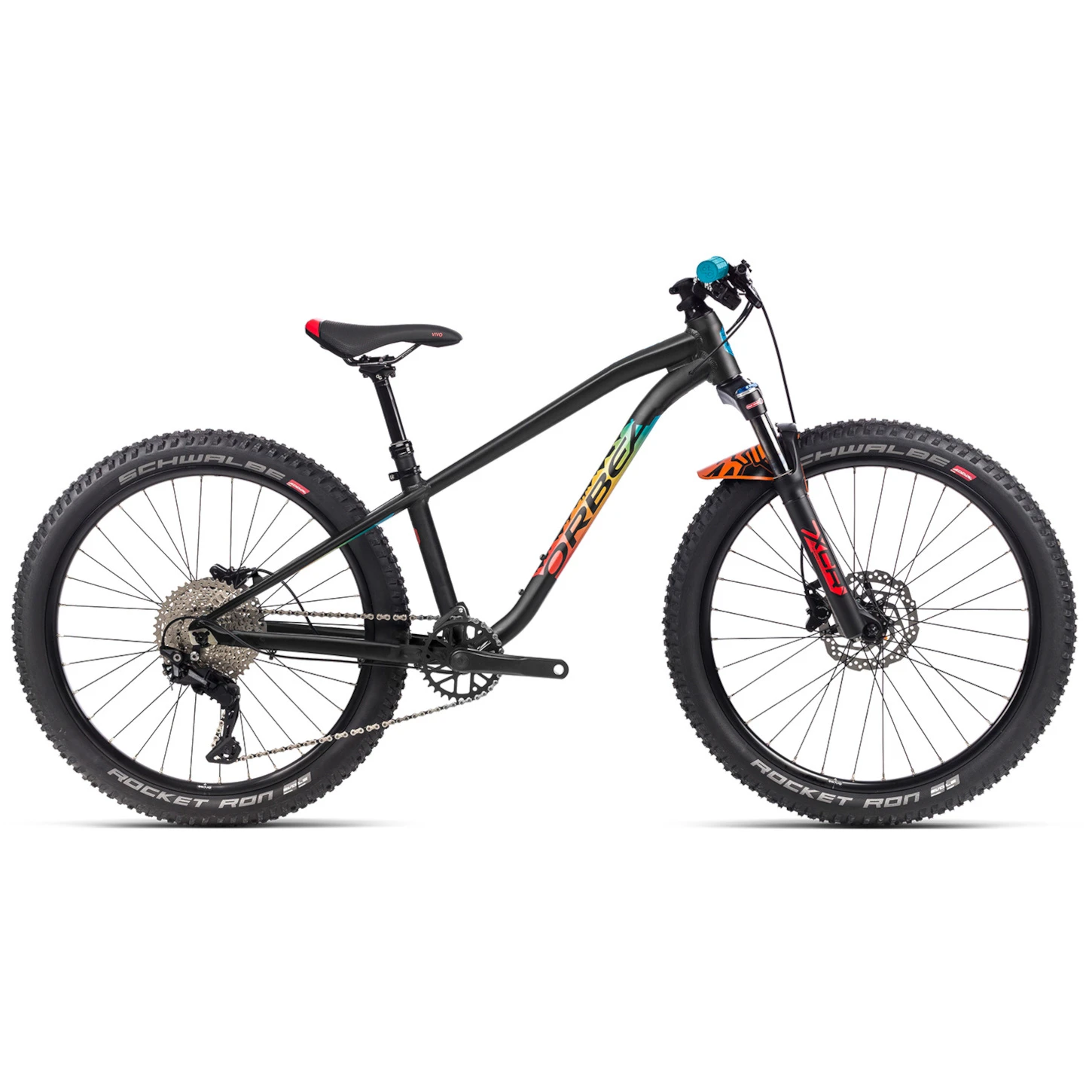 Orbea VTT Enfant 24" - LAUFEY H20 - 2023 - Black (matt) - Rainbow 3 Orbea VTT Enfant 24" - LAUFEY H20 - 2023 - Black (matt) - Rainbow