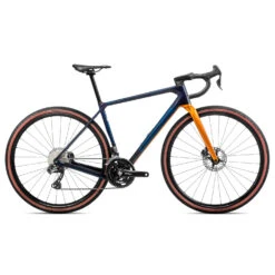 Orbea Terra M20i Team - GRX RX815 Vélo Gravel - 2023 - Blue Carbon / Leo Orange