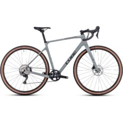 CUBE Vélo Gravel Carbone - NUROAD C:62 Pro - 2023 - Grey / Black
