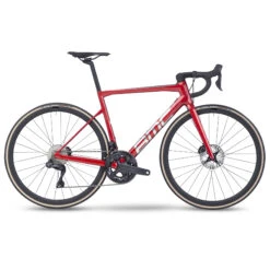BMC TEAMMACHINE SLR ONE - Vélo Route En Carbone - 2023 - Prisma Red / Brushed Alloy