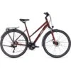 CUBE VTC Femme - TOURING EXC - 2023 - Red / White A00 -Velo Lemonde Boutique touring exc women red white 1361153