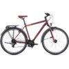CUBE TOURING - Trekking Bike - 2022 - Darkred/red A00 -Velo Lemonde Boutique touring mens darkred red 1091353