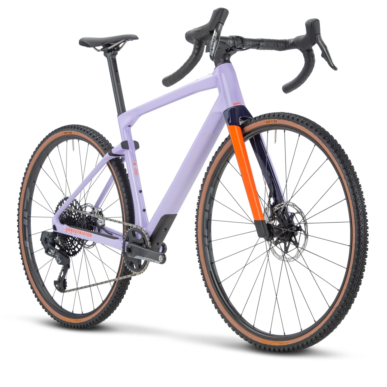 BMC URS 01 ONE - Vélo Gravel En Carbone - 2023 - Lavender Haze / Orange 5 BMC URS 01 ONE - Vélo Gravel En Carbone - 2023 - Lavender Haze / Orange – Image 3