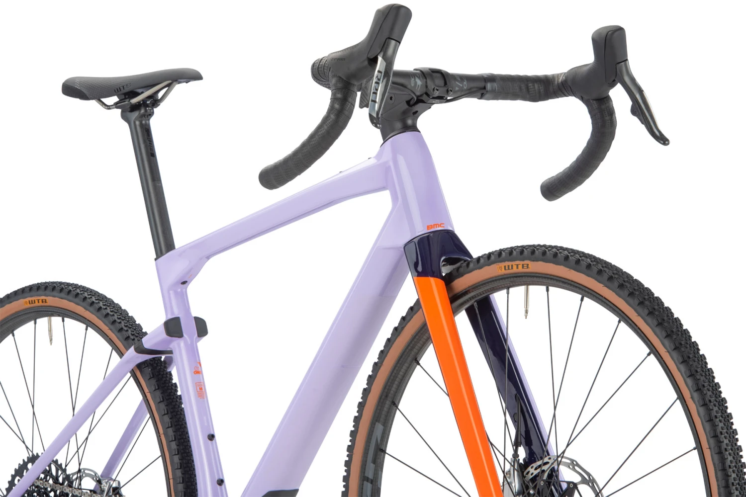 BMC URS 01 ONE - Vélo Gravel En Carbone - 2023 - Lavender Haze / Orange 12 BMC URS 01 ONE - Vélo Gravel En Carbone - 2023 - Lavender Haze / Orange – Image 10