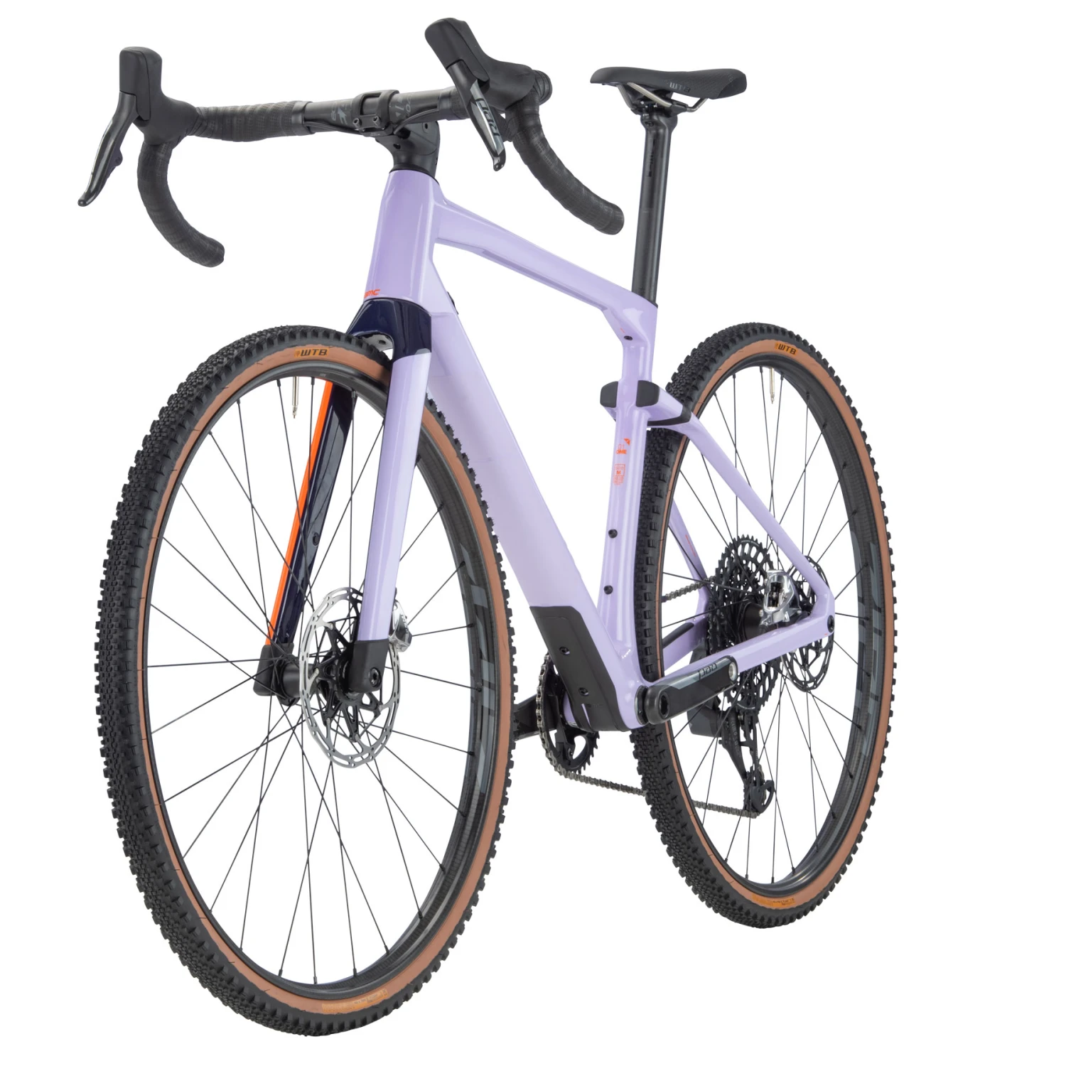 BMC URS 01 ONE - Vélo Gravel En Carbone - 2023 - Lavender Haze / Orange 7 BMC URS 01 ONE - Vélo Gravel En Carbone - 2023 - Lavender Haze / Orange – Image 5